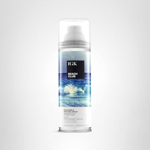 IGK Beach Club Texture Spray 5 oz packaging shown