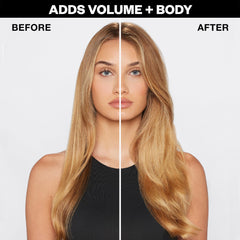 IGK Body Language Rice Water Mist vegan liquid collagen plumps and volumizes hair.