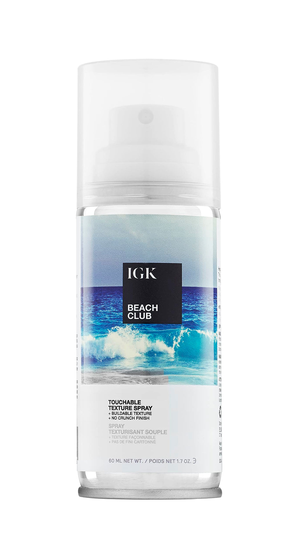 IGK Club de Playa Spray de Textura: textura playa y volumen instantáneo para cabello ligero.