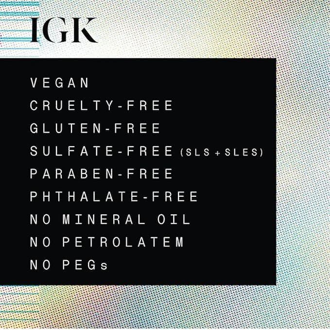 IGK Smoothing spray used before heat styling for sleek results
