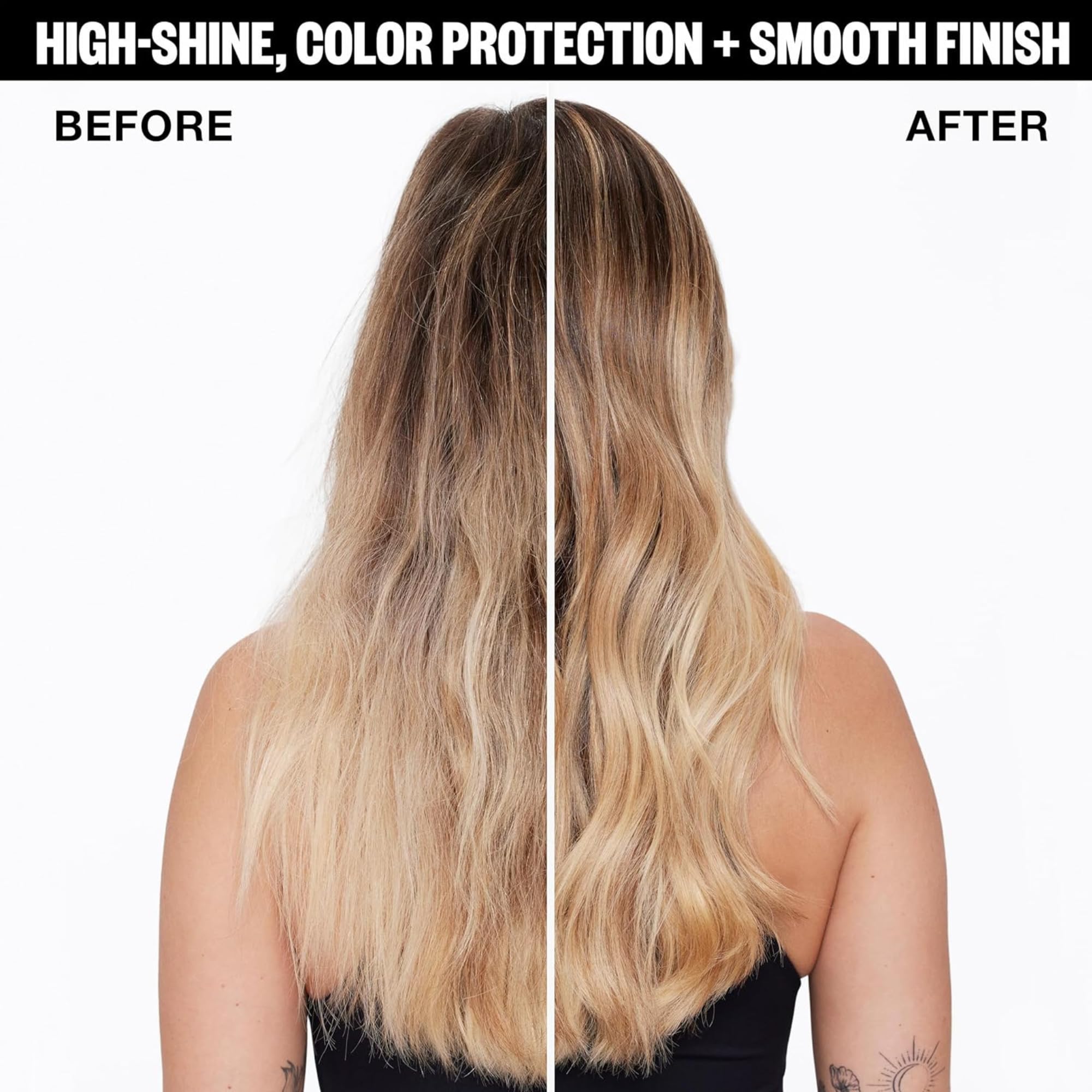 IGK Expensive Amla Oil in-shower topcoat applied to wet hair for smoother feel.