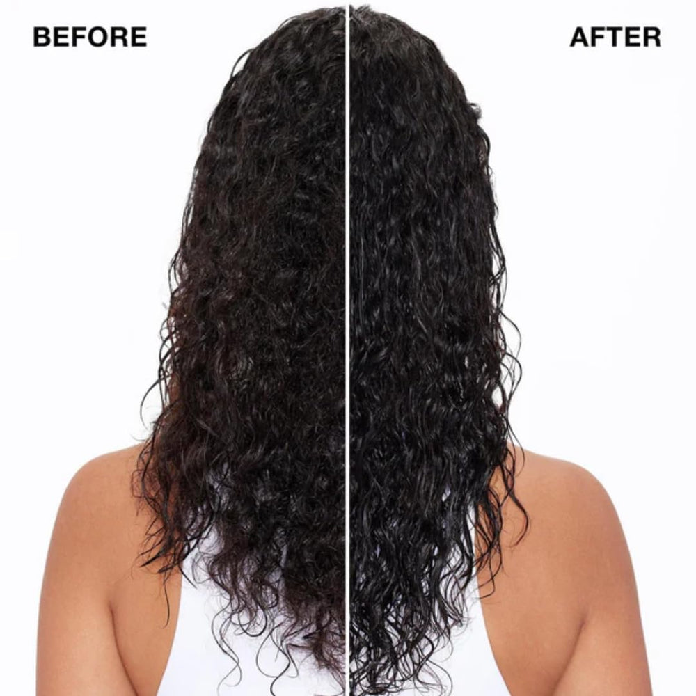 IGK Good Behavior spray applied to damp hair aiding detangling