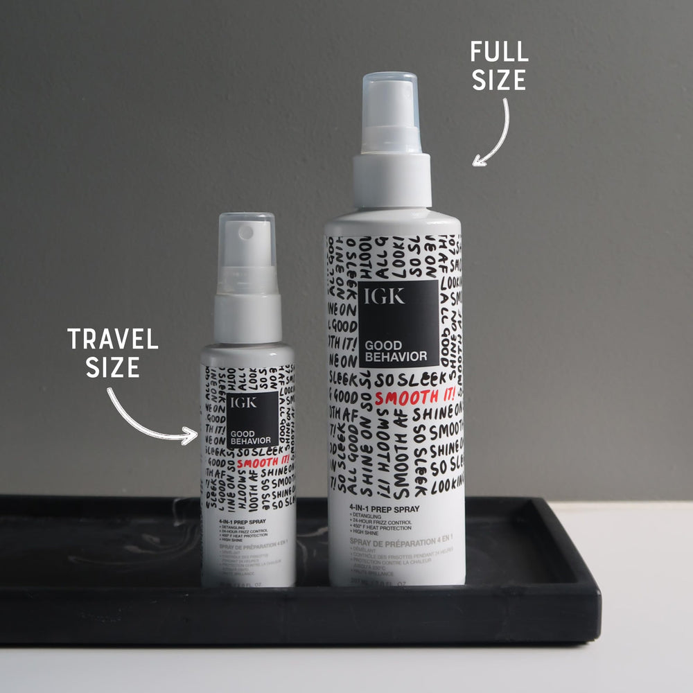 IGK Good Behavior mist dispensing for even coverage and frizz control