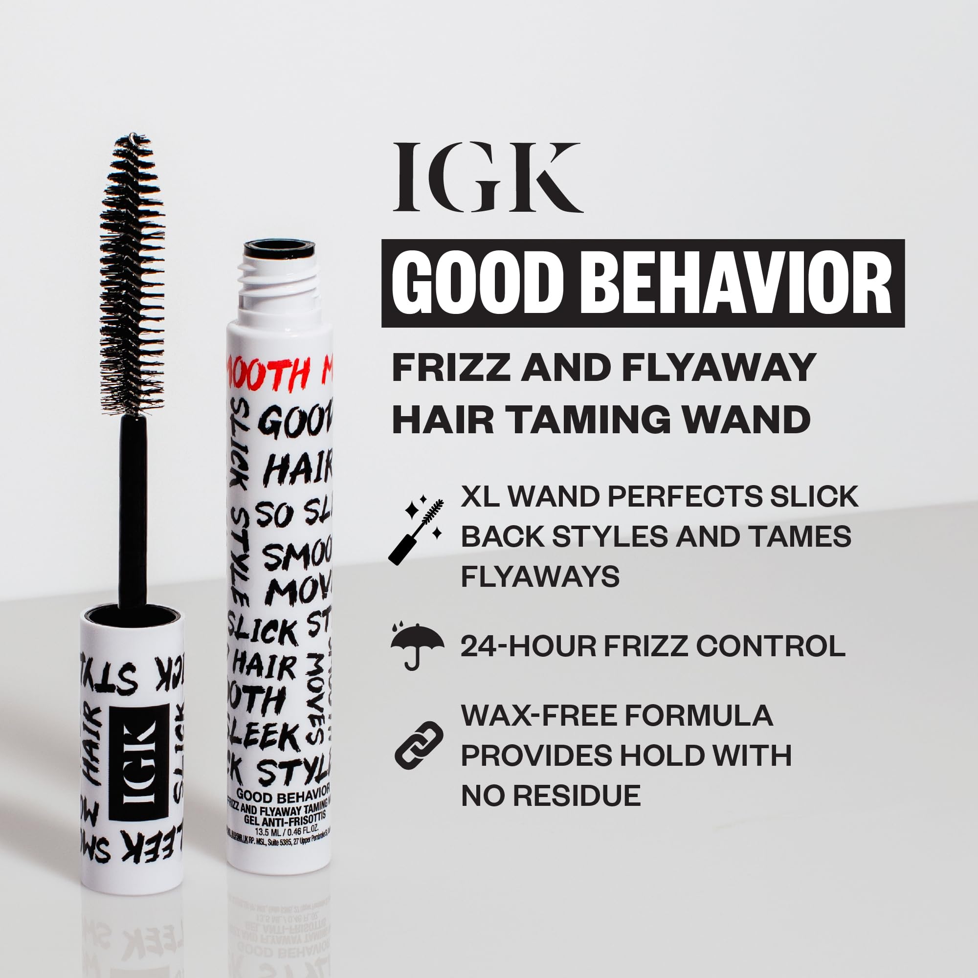 IGK Good Behavior Frizz & Flyaway: gel ligero para acabado suave y sin peso.