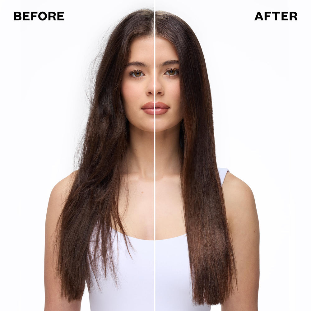 IGK Good Behavior serum dispersed during styling session.