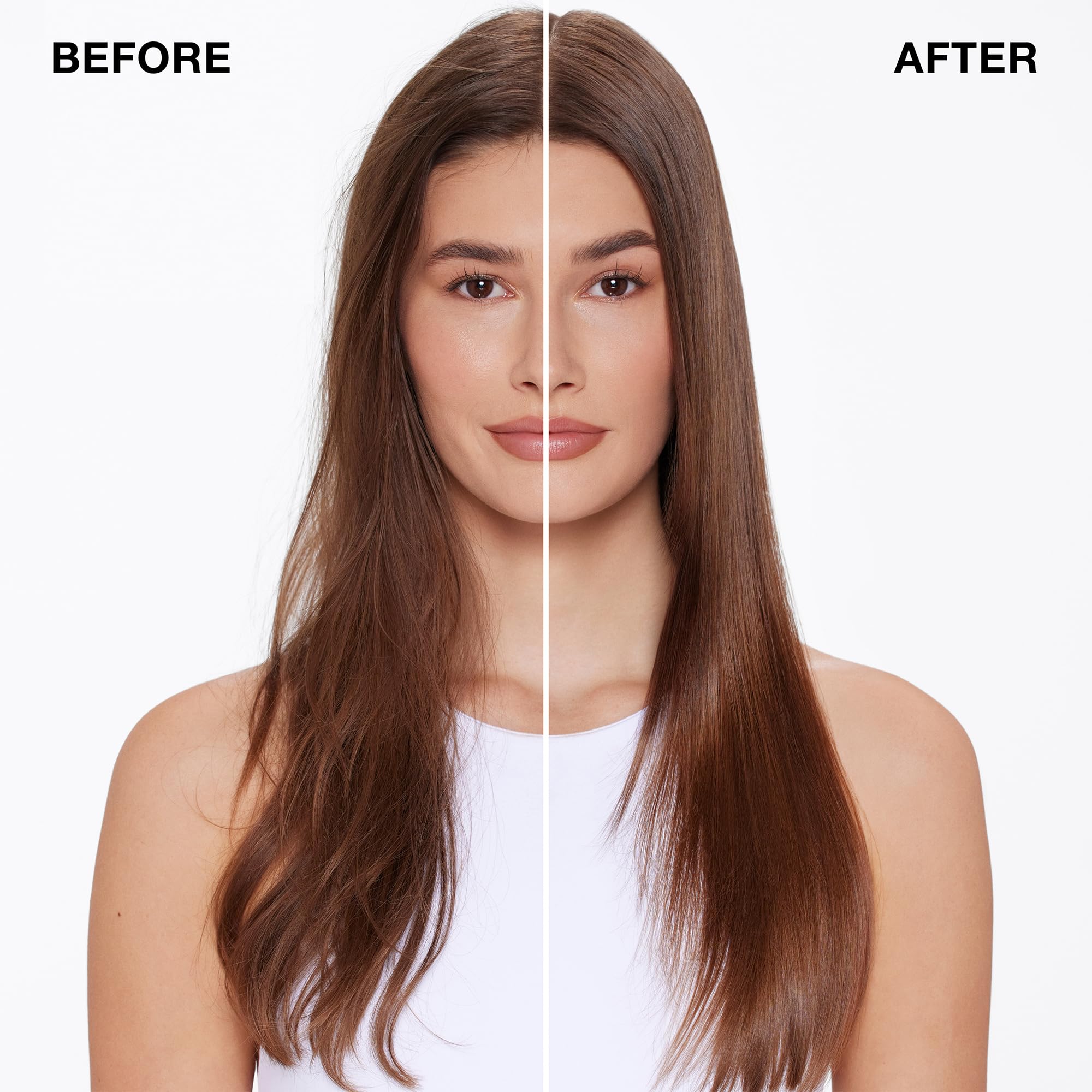 IGK Good Behavior smoothing spray on hair to resist humidity and add shine