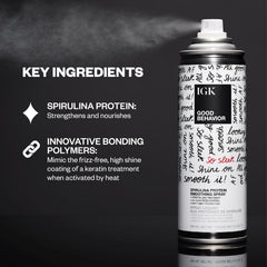 IGK GOOD BEHAVIOR travel set packaging box on vanity.