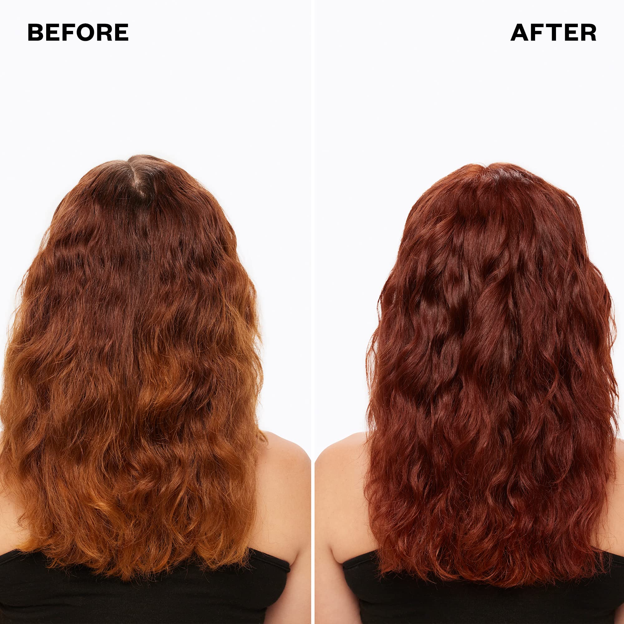 IGK gray-coverage finished look with even tone and depth.