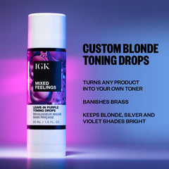 IGK Mixed Feelings drops dispense button demonstrates precise use.