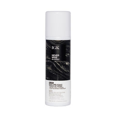 IGK Never Miss root coverage spray conceals gray roots for a natural, fuller look.