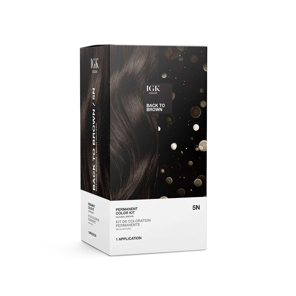 IGK 5N Back To Brown dye kit pour for smooth color mixing