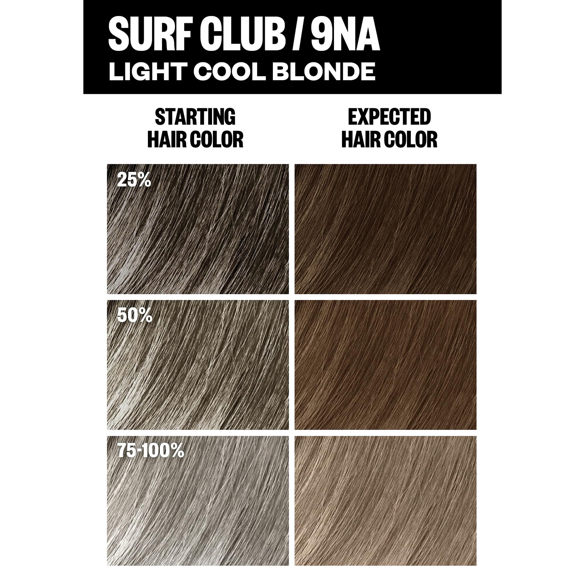 IGK 9NA Surf Club color formula ready for mixing and use