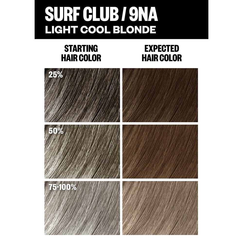 IGK 9NA Surf Club color formula ready for mixing and use