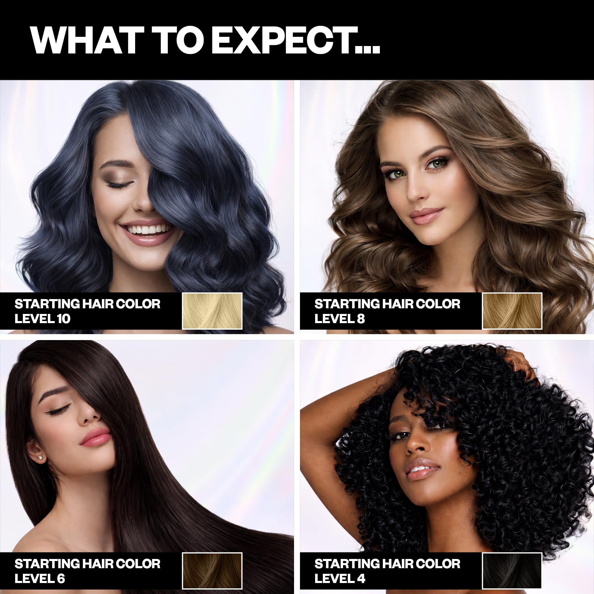IGK Pitch Black formula with squalane rehydrates and nourishes hair.