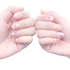 IHUKEIT pegatinas de uñas con frutas para niñas: festivas y fáciles de aplicar.