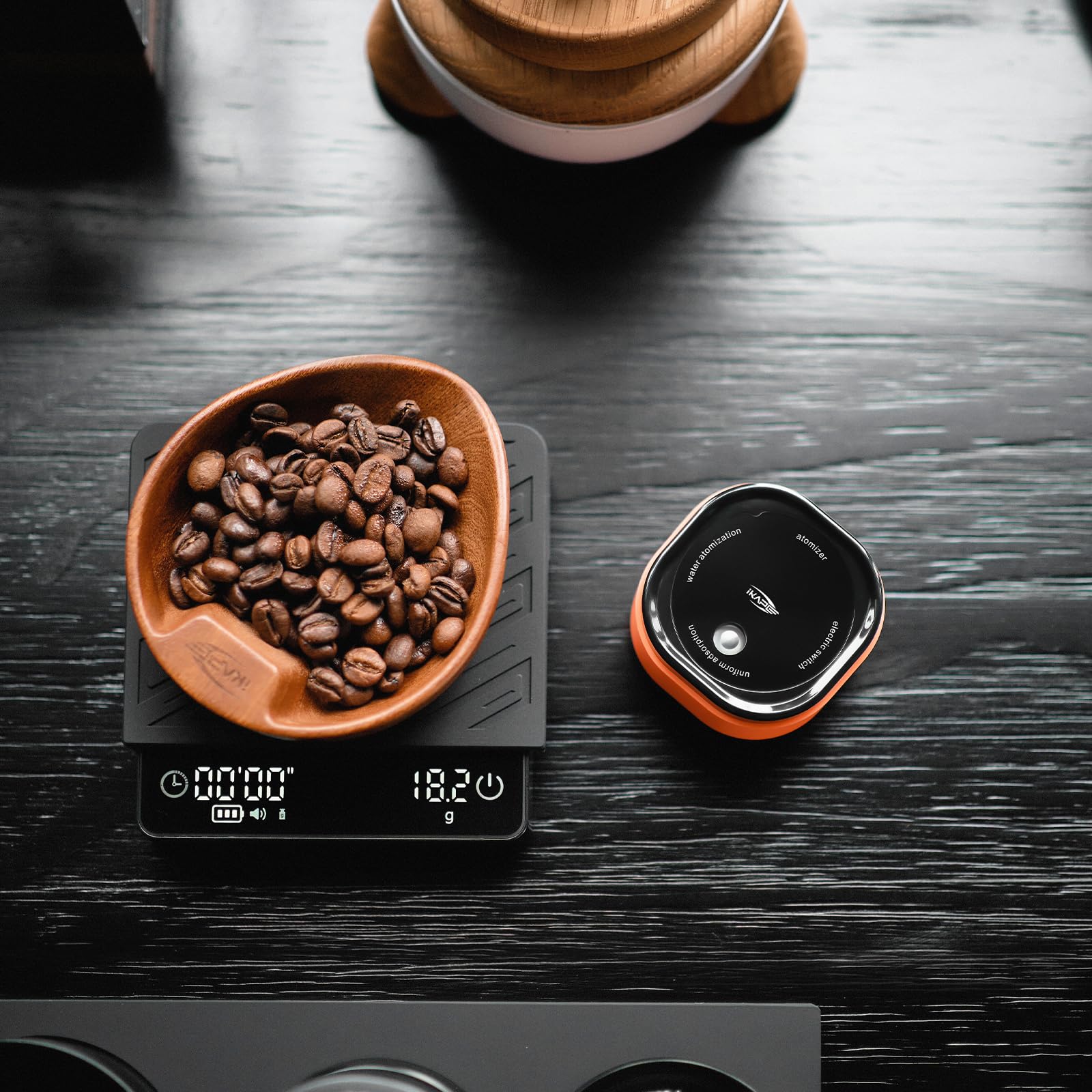 IKAPE sleek durable design complements a modern barista setup.