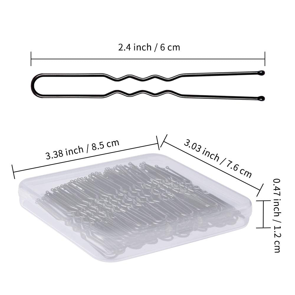 IKCO ball-end pins with protective coating protect the scalp during styling.