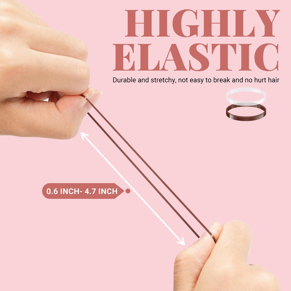 IKOCO cotton hair-ties 16-inch for stretch without creasing