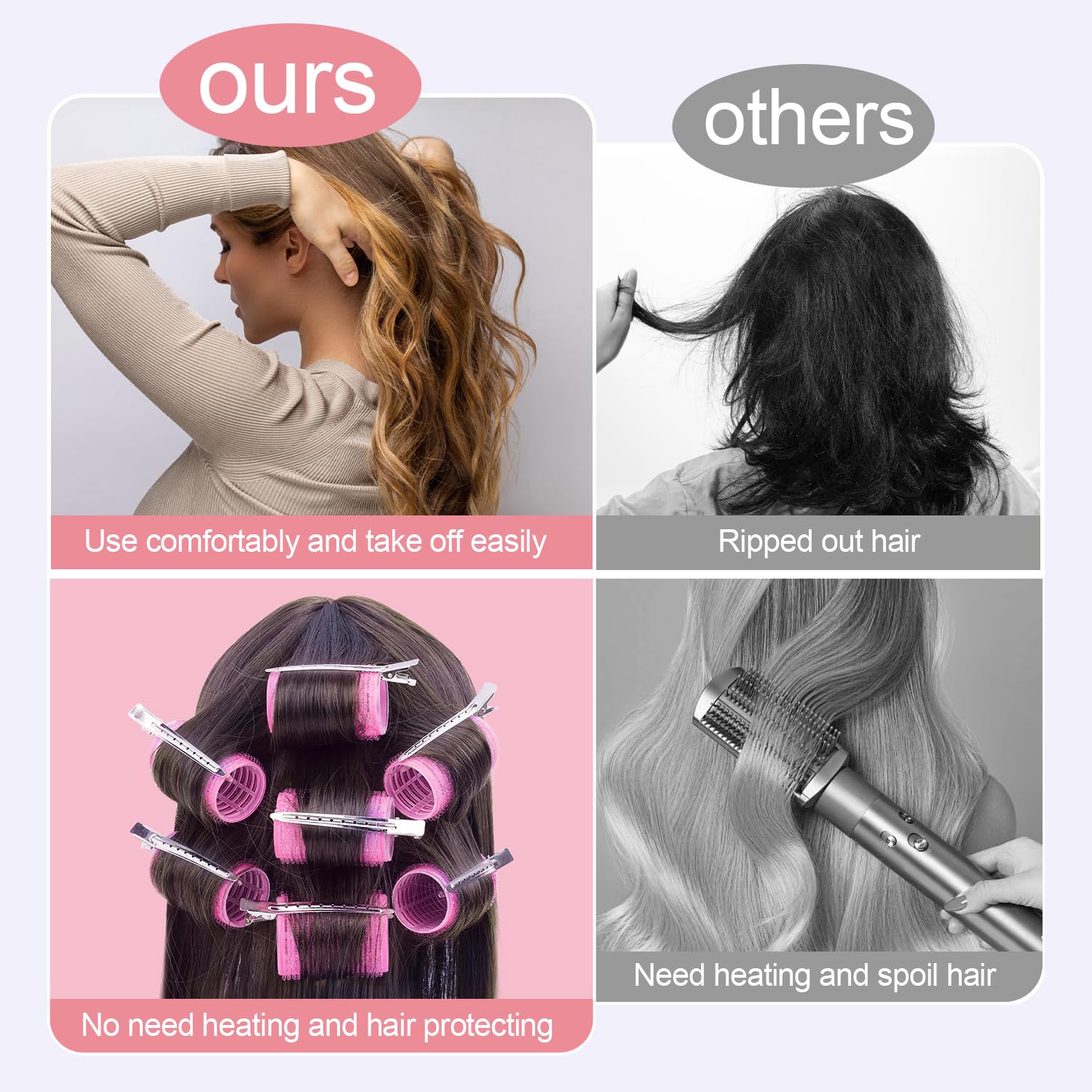 IKOCO Travel bag included with rollers for on-the-go styling.