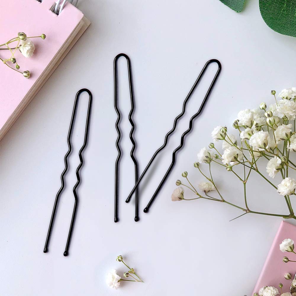 IKCO waved U-shaped pins adapt to various updos for easy shaping.