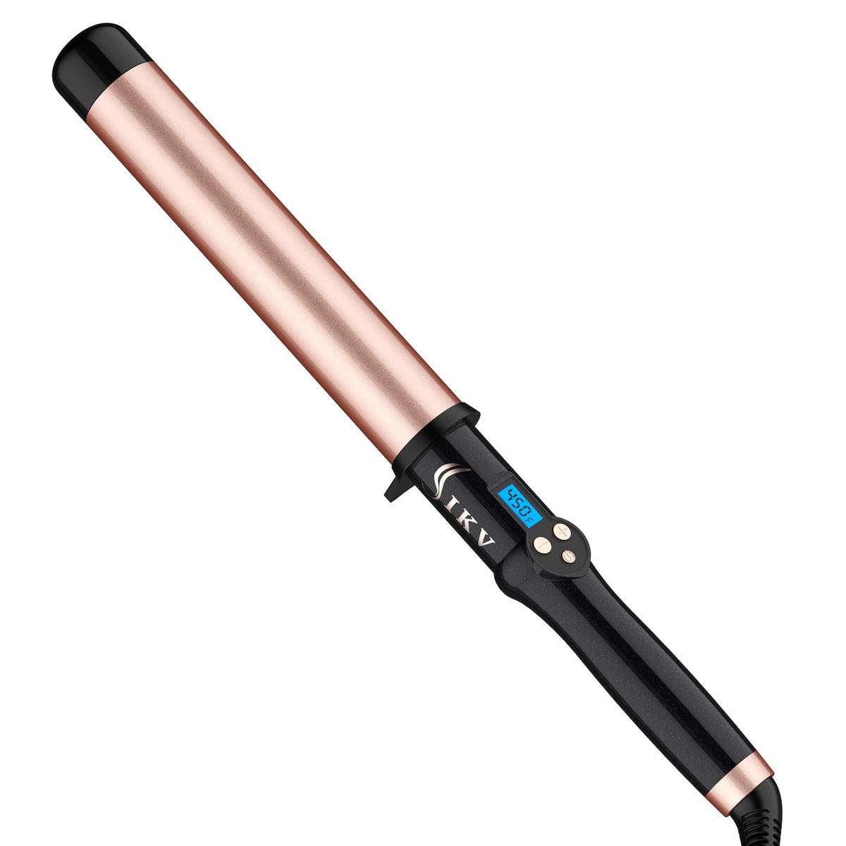 IKV 1.5-inch curling wand with long barrel for faster waves