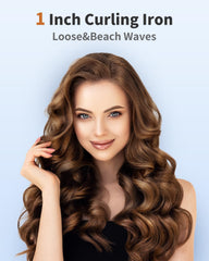 IKV Tourmaline ceramic barrel for smooth, frizz-free curls.