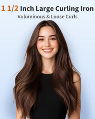 IKV tourmaline ceramic wand delivering even heat for smooth curls