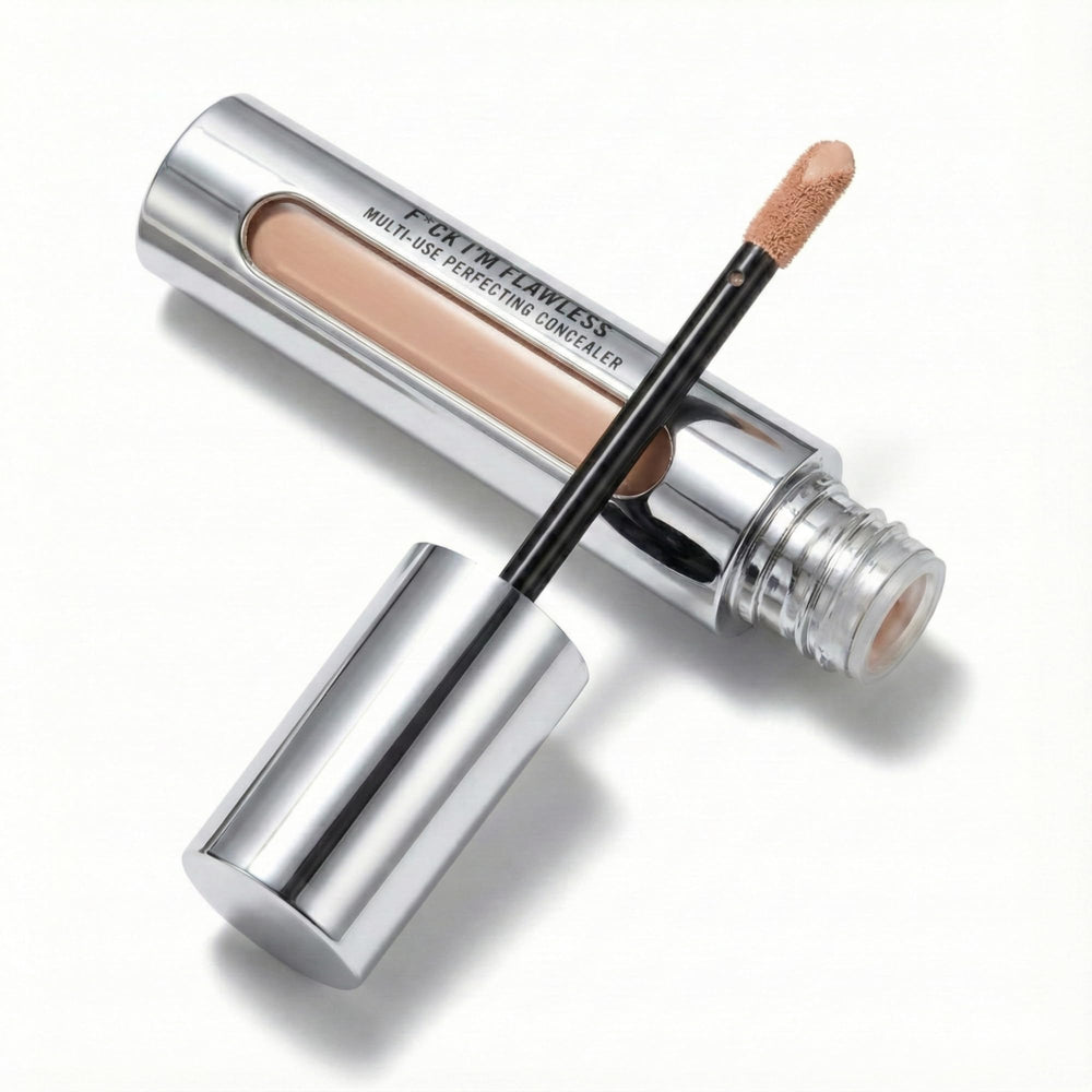 Il Makiage I'M FLAWLESS Concealer 3.5 beige closeup, creamy coverage for light skin