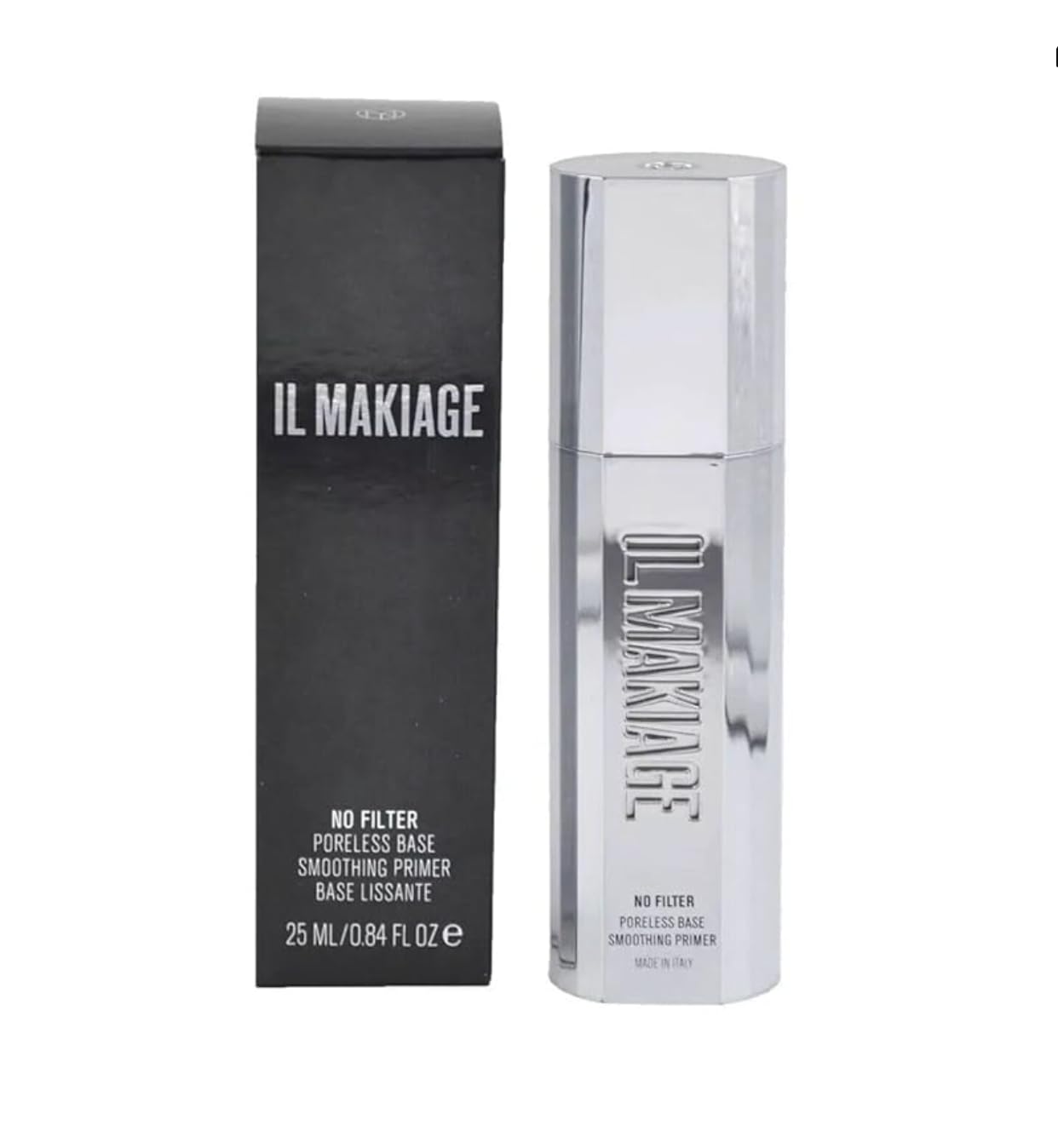 Il Makiage No Filter Poreless Base bottle offering a pore-minimizing, long-lasting makeup base.