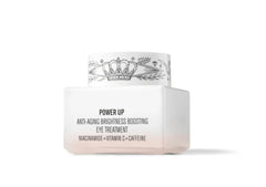Il Makiage Power Up Eye Cream applicator demonstrating depuffing massage for smoother skin
