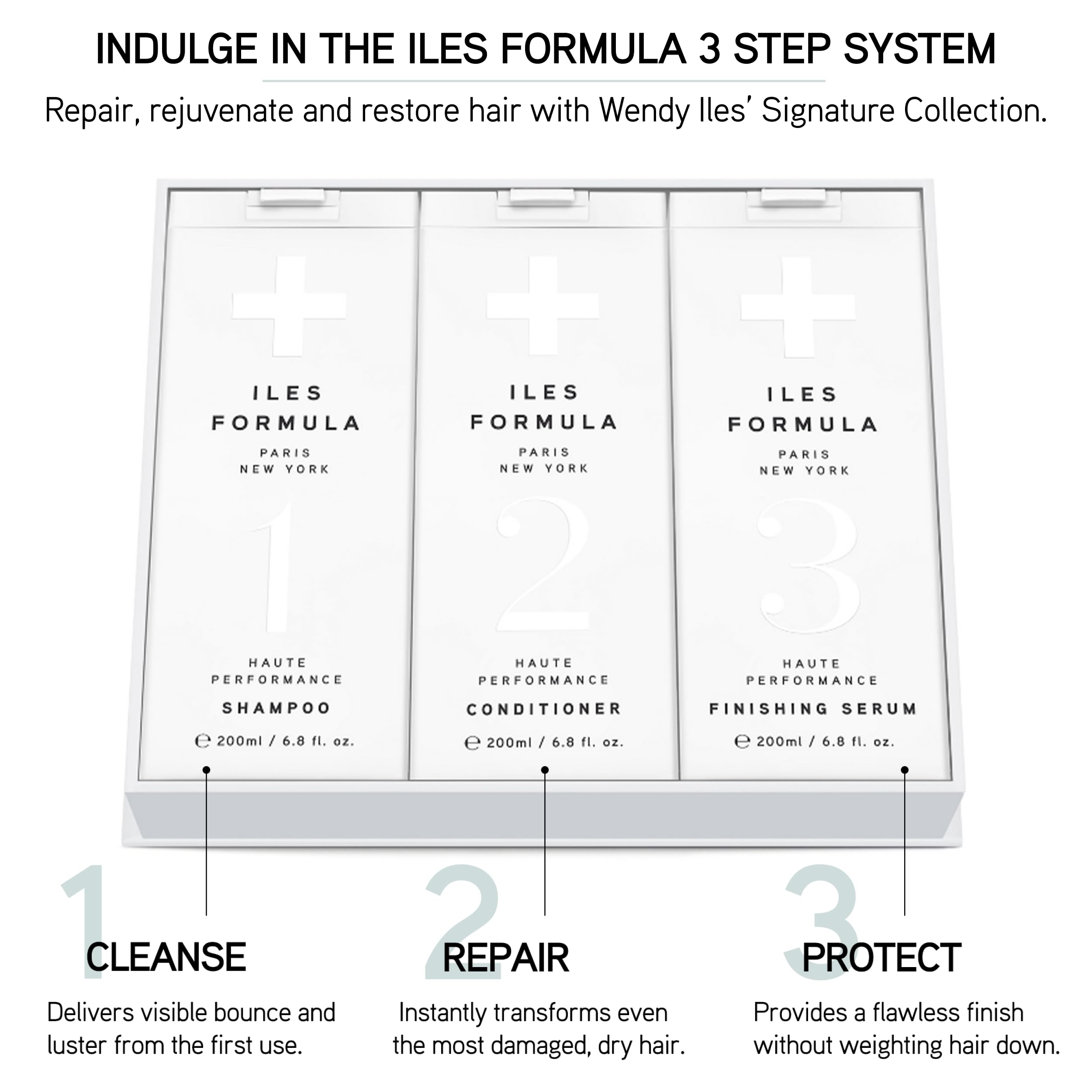 ILES FORMULA curls after wash show smoother, defined texture.