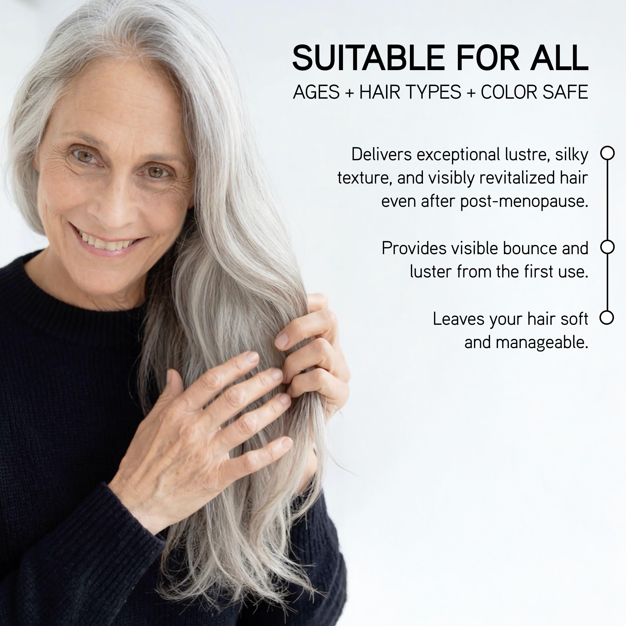ILES FORMULA paired with Haute Performance Conditioner delivers moisture.