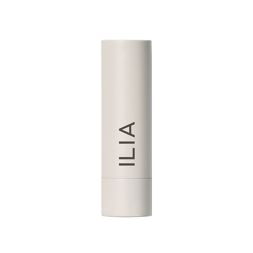 ILIA Balmy Tint Hydrating Lip Balm apply-on-lips shot demonstrates buildable color