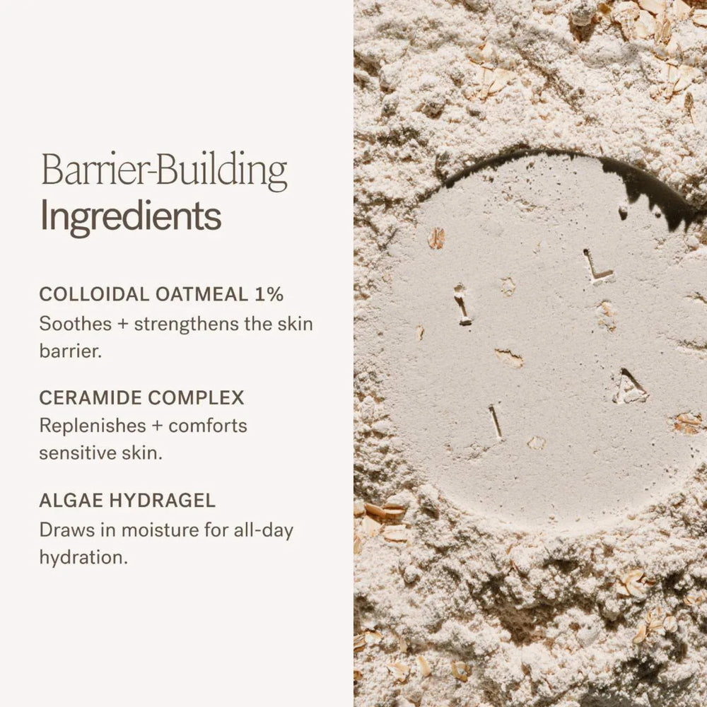 ILIA Barrier Build Cream packaging design for daily skincare routine