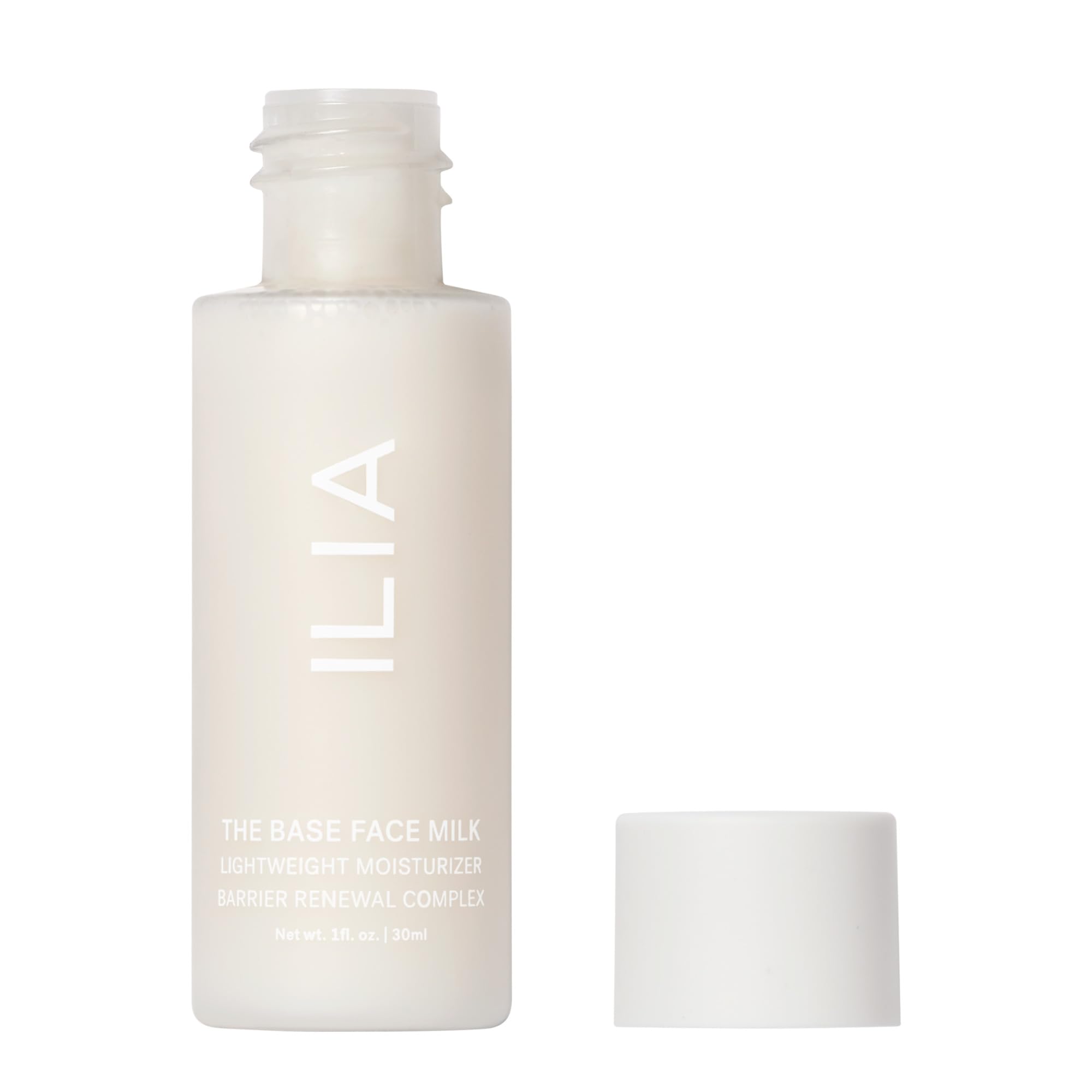 On-hand glow from ILIA Base Face Milk Essence with lightweight feel