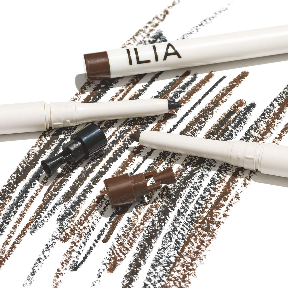 ILIA Clean Line Gel Liner tube with built-in sharpener visible.