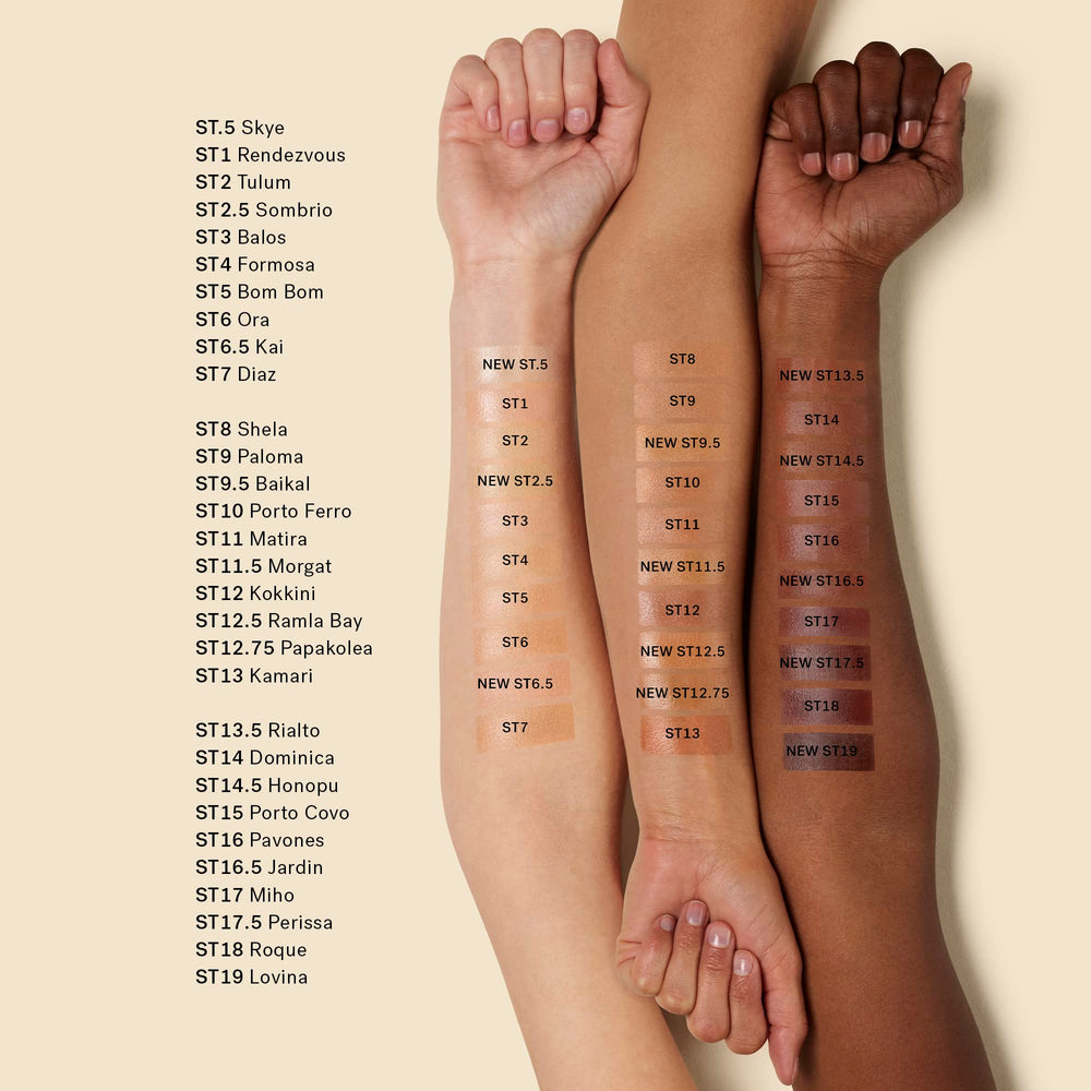 Visual of moisture boost and refined texture from clinical-inspired ILIA results.