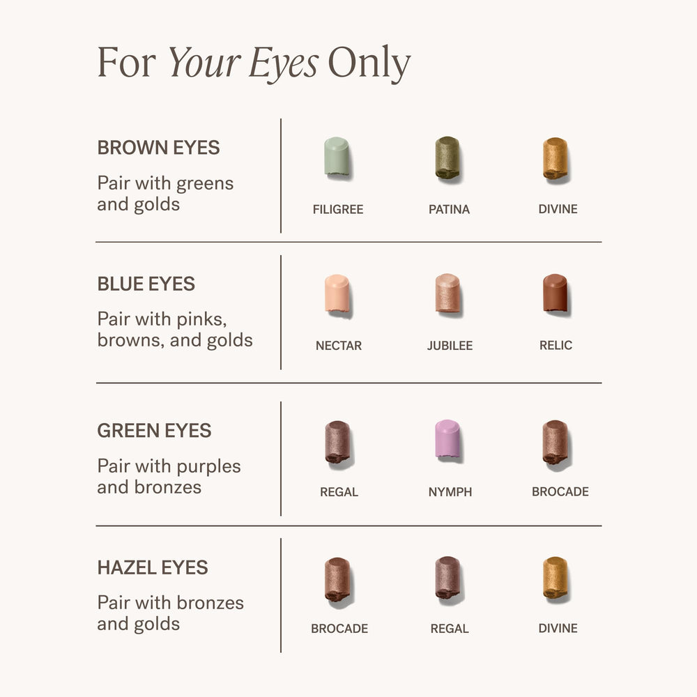 ILIA Eye Stylus Shadow Stick waterproof formula resists sweat and creasing.