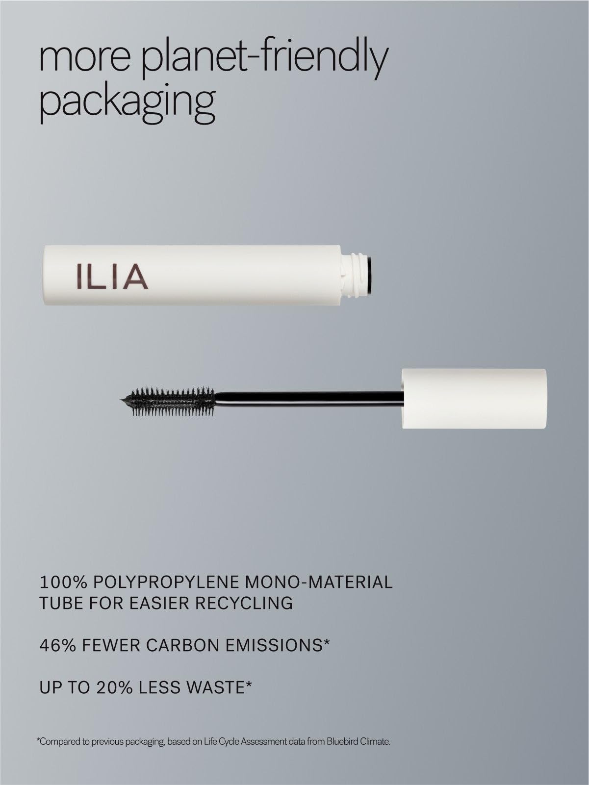 ILIA Limitless Lash Mascara safe for sensitive eyes and contact wearers.