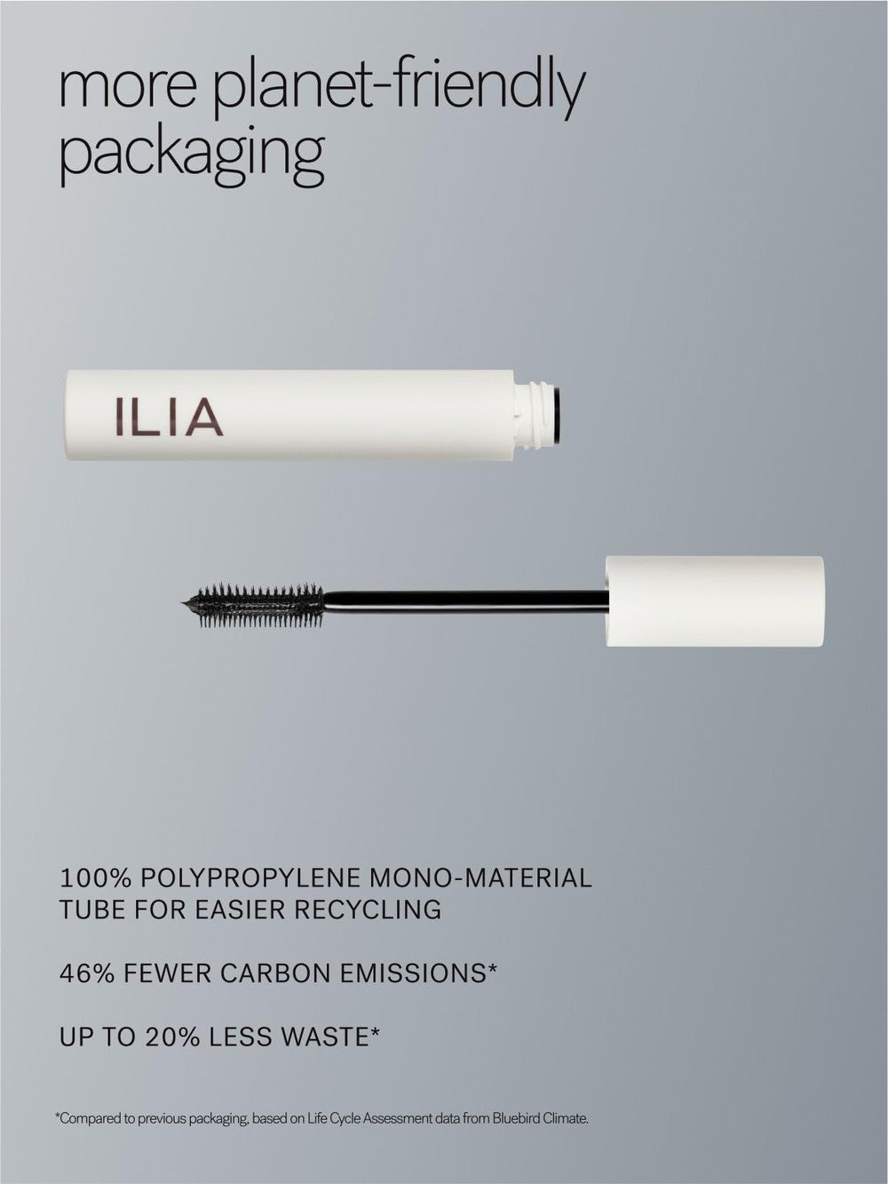 ILIA Limitless Lash Mascara safe for sensitive eyes and contact wearers.