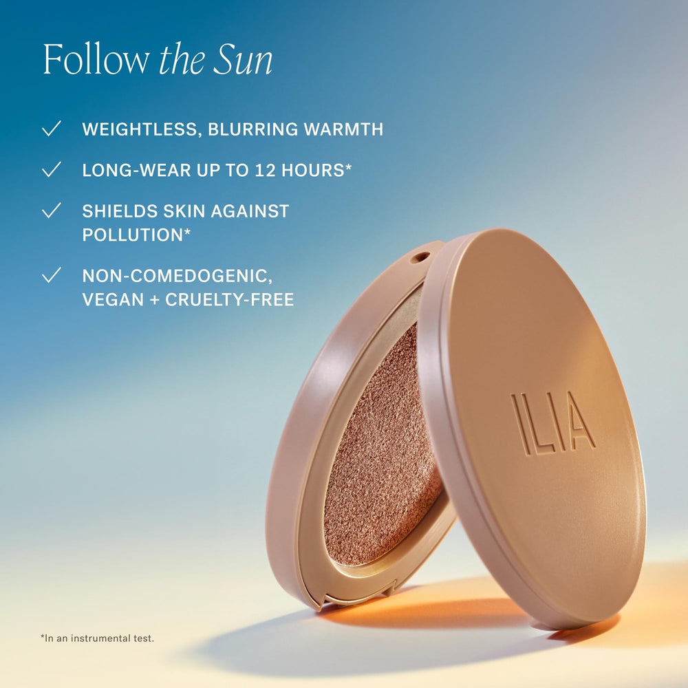 Vegan and cruelty-free bronzer, suitable for clean beauty routines.