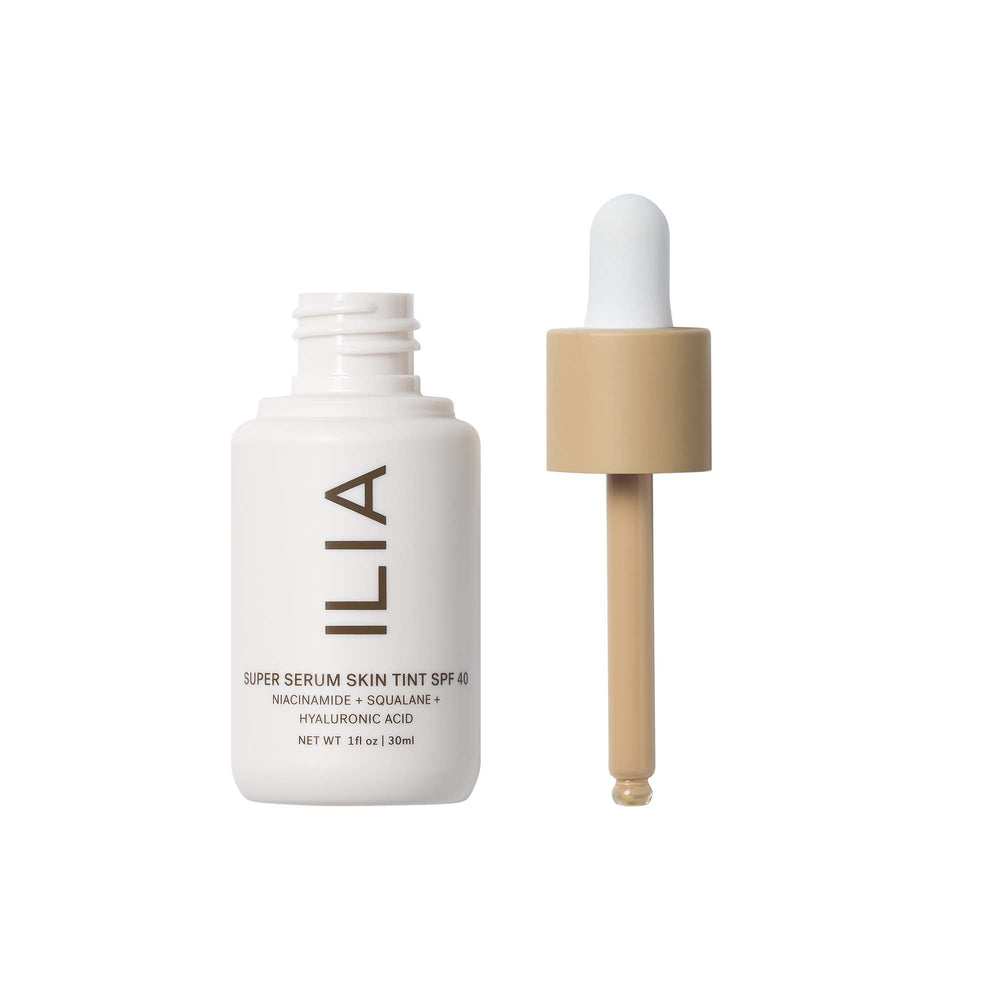 ILIA tint being swirled on skin for light dew-y coverage and hydration