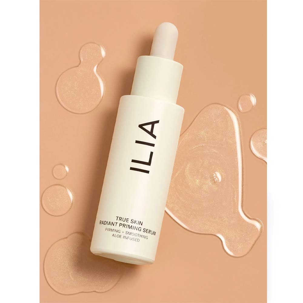  Hibiscus and aloe ingredients in ILIA primer for skin nourishment