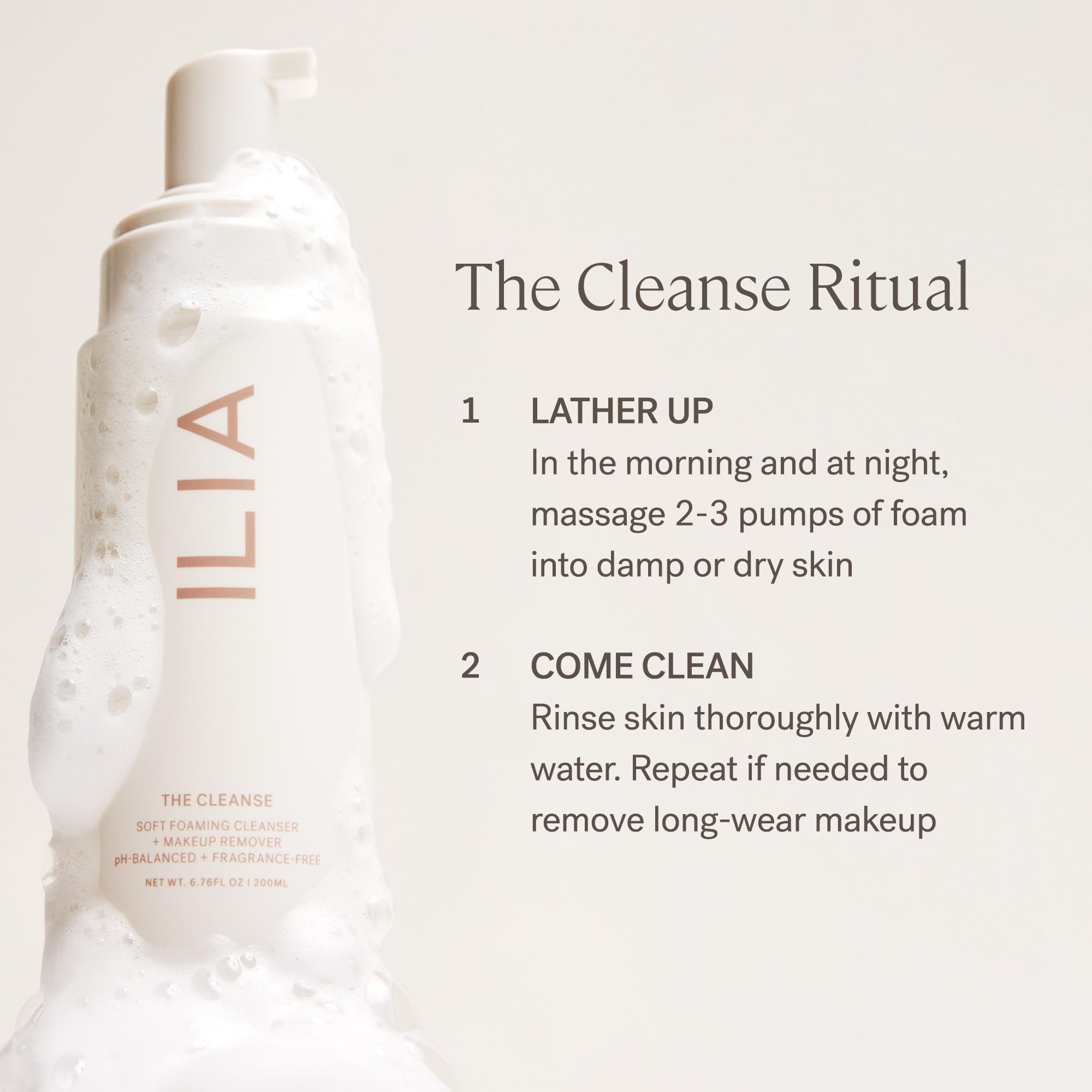 ILIA Vegan Cruelty-free packaging signals ethical sustainability.