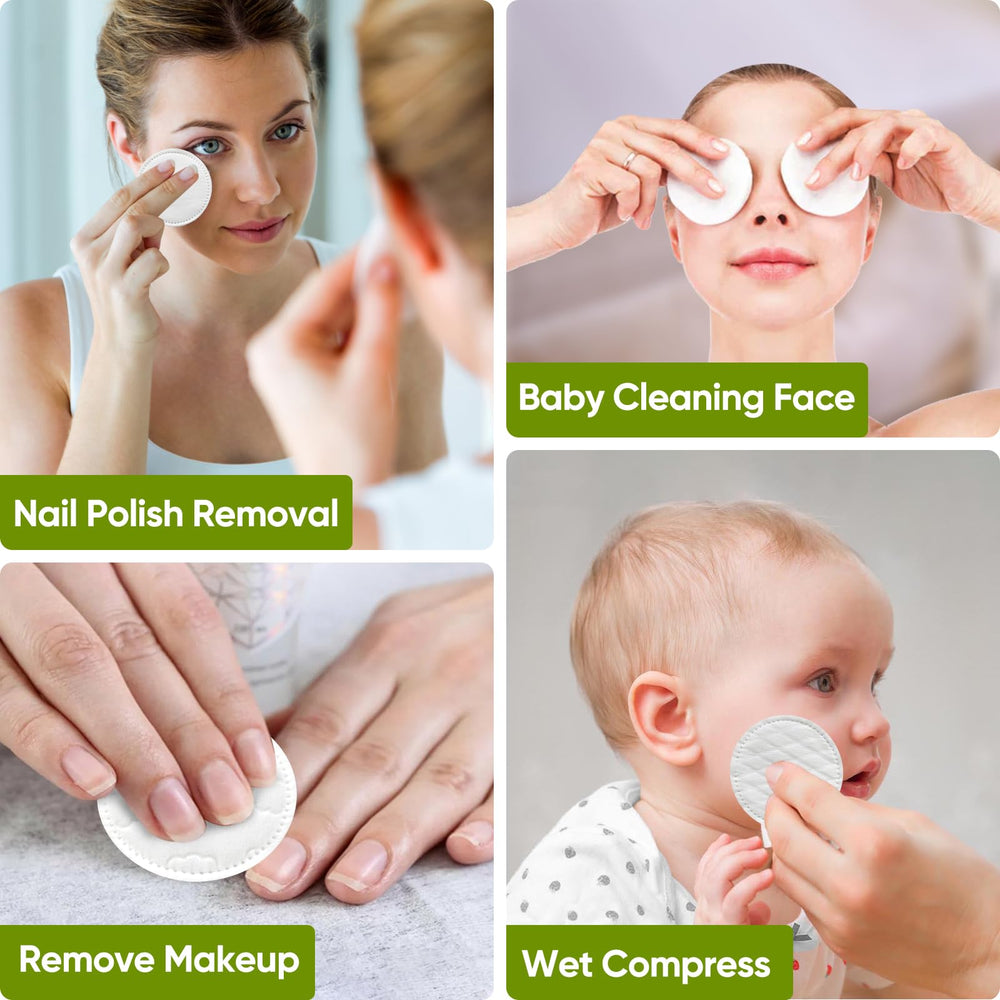 Illidi soft cotton rounds suitable for baby care and cleansing