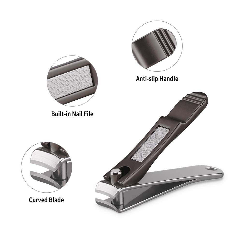 ILLILOTS ergonomic non-slip handle provides comfortable control during clipping