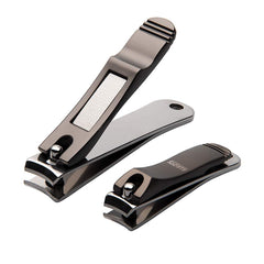 ILLILOTS nail clippers set with built-in file for precise grooming at home