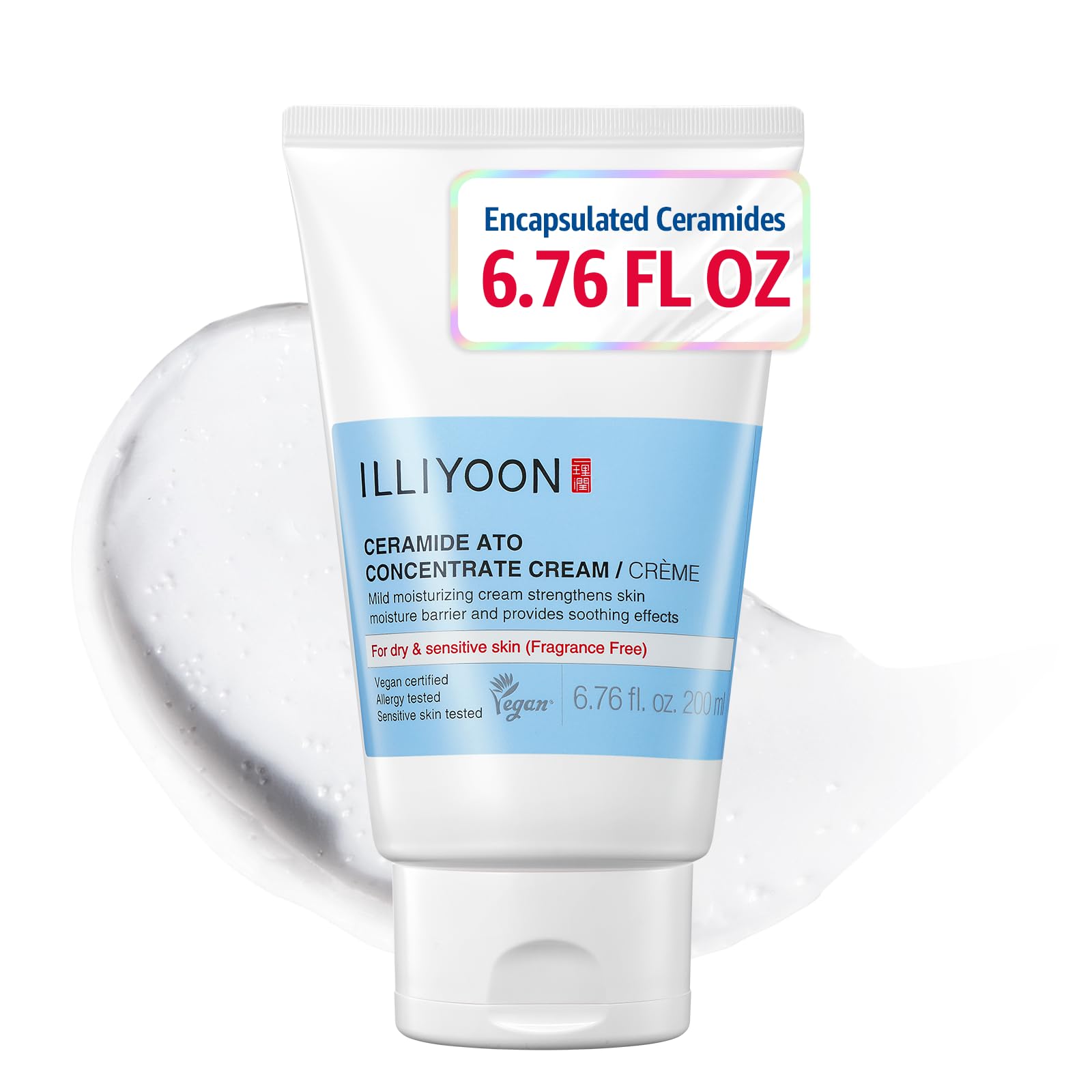 Illiyoon Ceramide Ato Concentrate Cream jar delivers lasting moisture.