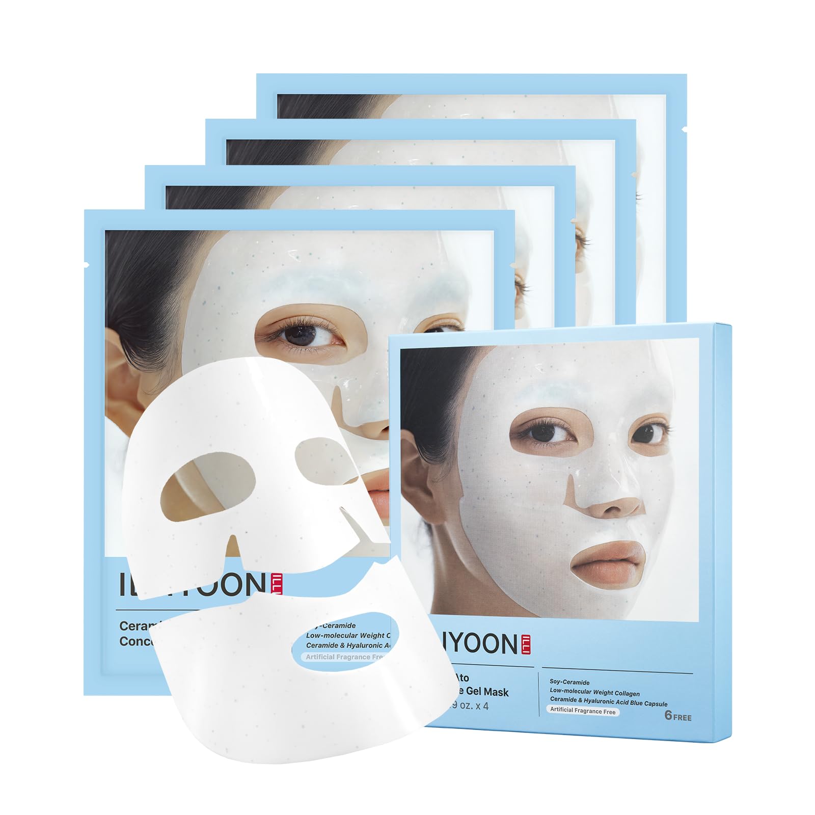 Illiyoon Ceramide Ato mask pack shot for hydrating overnight care