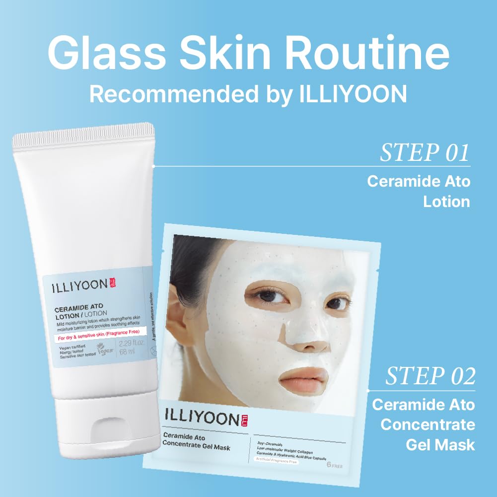 Illiyoon Ceramide Ato part of nightly skincare routine